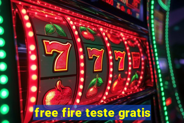 free fire teste gratis