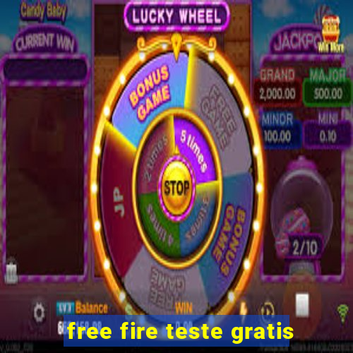 free fire teste gratis