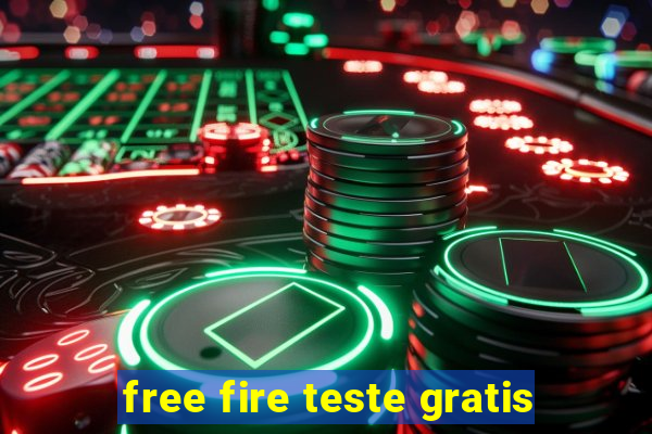 free fire teste gratis