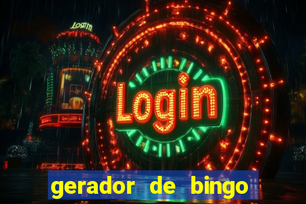 gerador de bingo de palavras