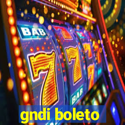 gndi boleto