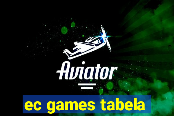 ec games tabela