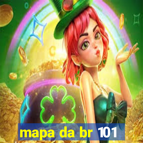 mapa da br 101