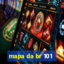 mapa da br 101