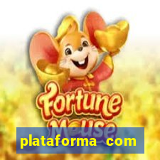 plataforma com chuva de dinheiro