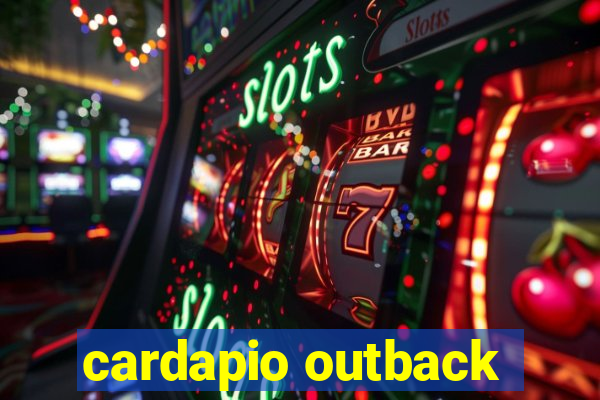 cardapio outback