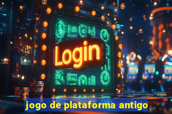 jogo de plataforma antigo