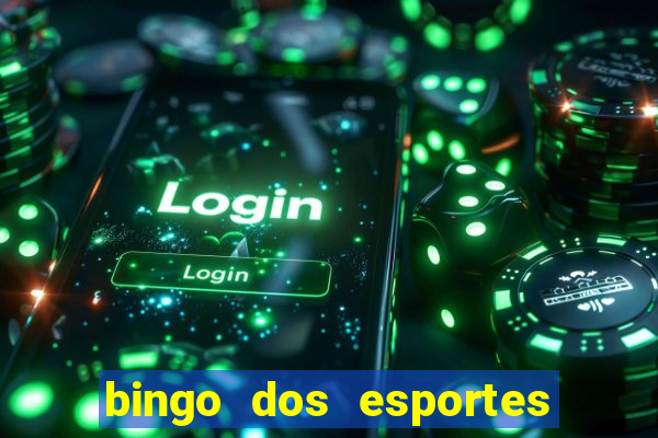 bingo dos esportes para imprimir