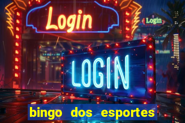 bingo dos esportes para imprimir