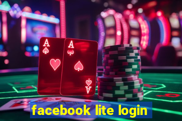 facebook lite login