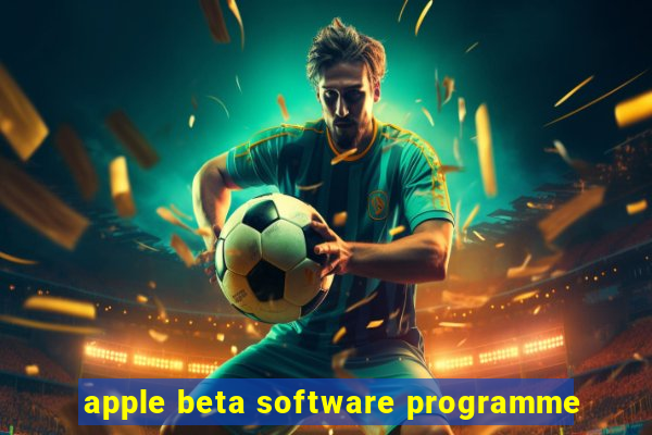 apple beta software programme