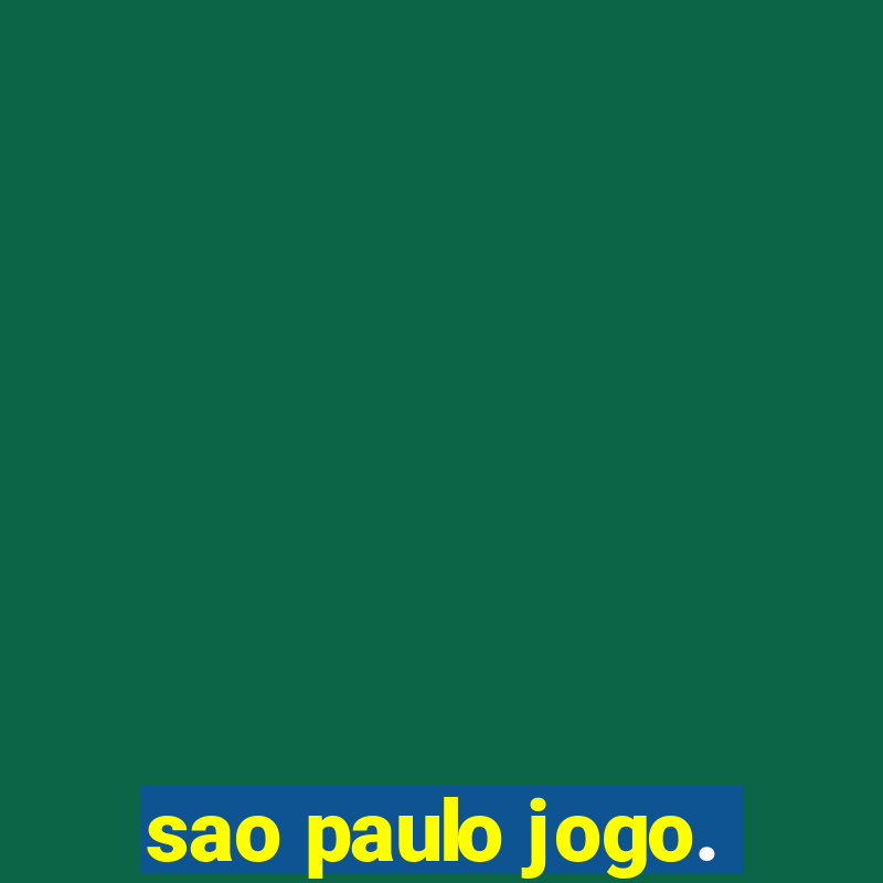 sao paulo jogo.