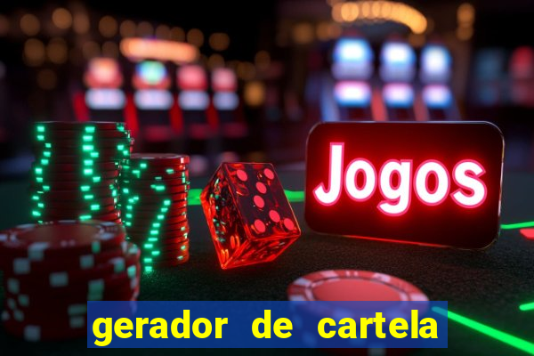 gerador de cartela de bingo