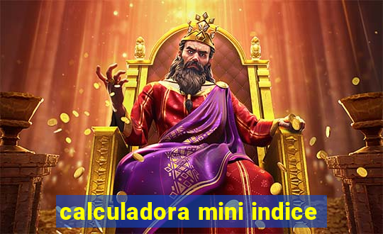 calculadora mini indice