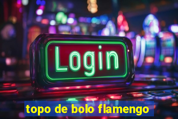 topo de bolo flamengo