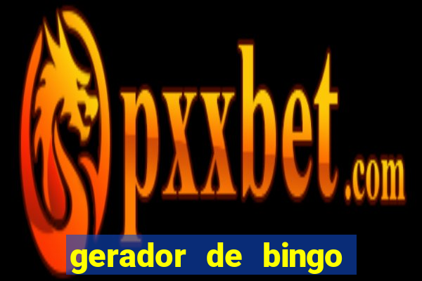 gerador de bingo cha de bebe