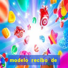 modelo recibo de pagamento word