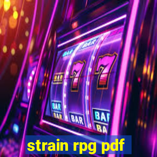 strain rpg pdf