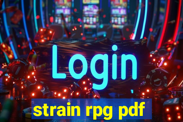 strain rpg pdf