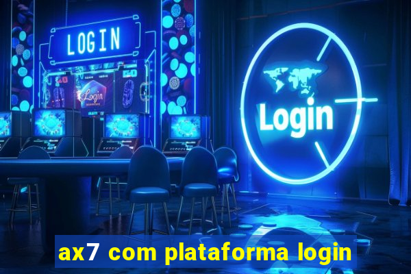 ax7 com plataforma login