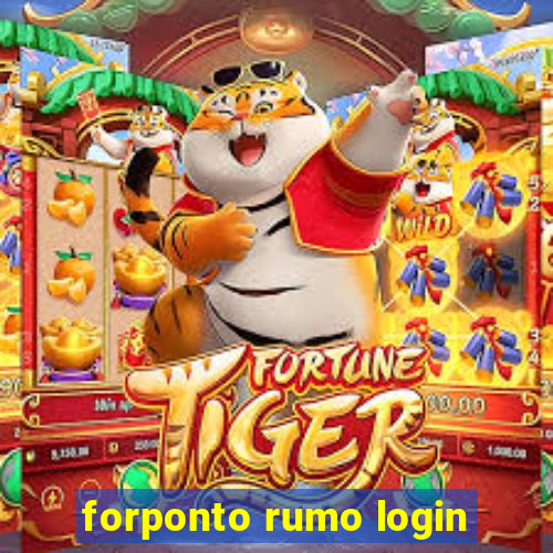 forponto rumo login