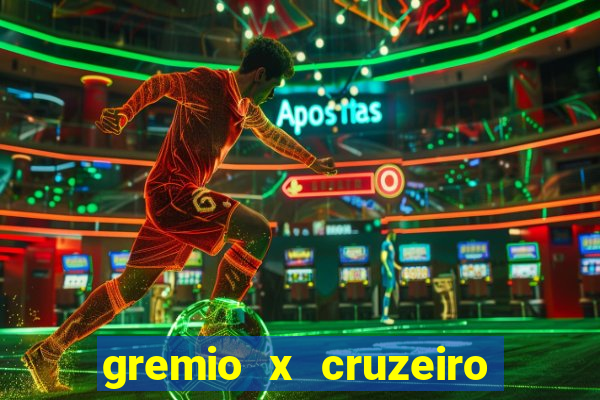 gremio x cruzeiro ao vivo hd