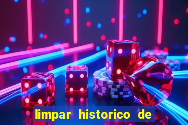 limpar historico de apostas bet365