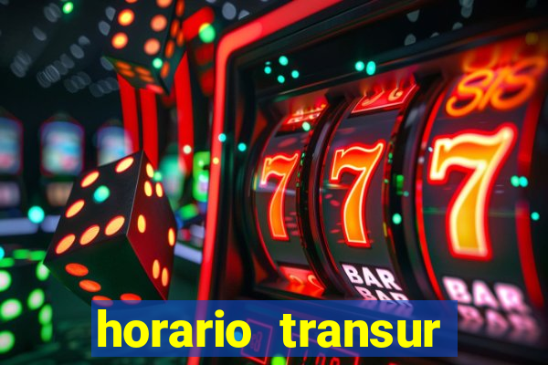 horario transur roleta santos dumont juiz de fora