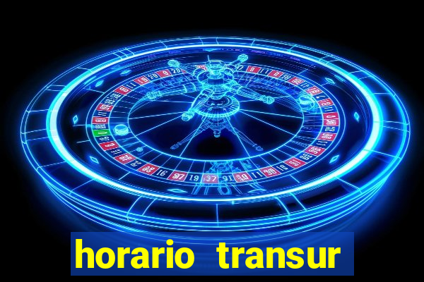 horario transur roleta santos dumont juiz de fora