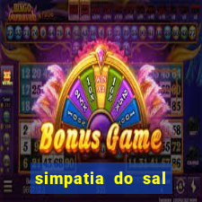 simpatia do sal grosso para afastar rival