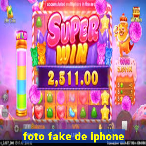 foto fake de iphone