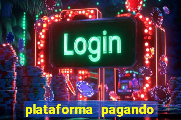 plataforma pagando no cadastro