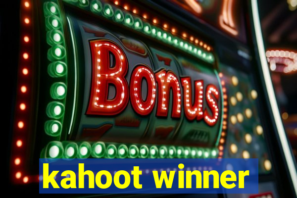 kahoot winner