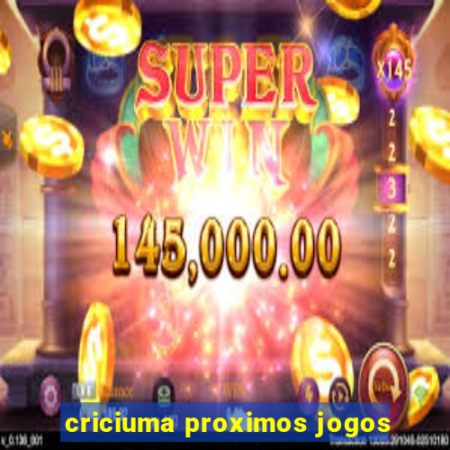 criciuma proximos jogos