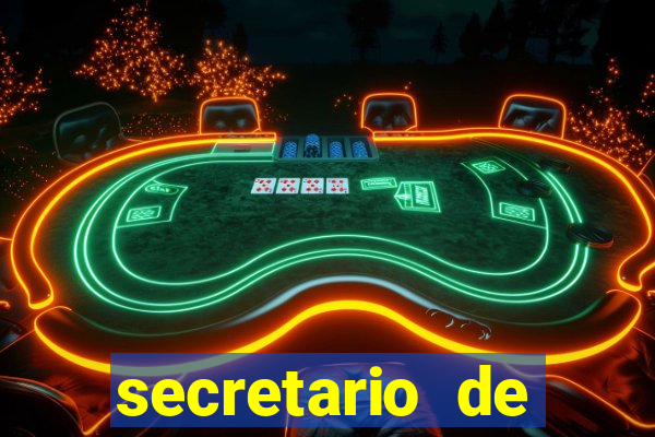 secretario de esporte salario