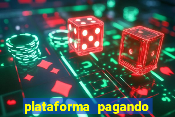 plataforma pagando no cadastro fortune tiger