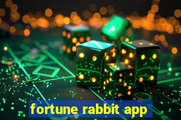 fortune rabbit app