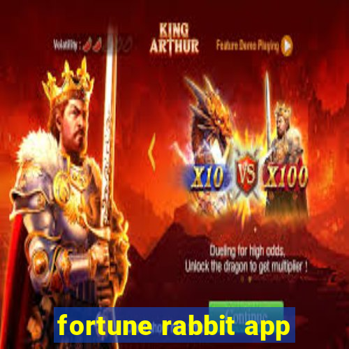 fortune rabbit app