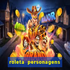 roleta personagens de anime