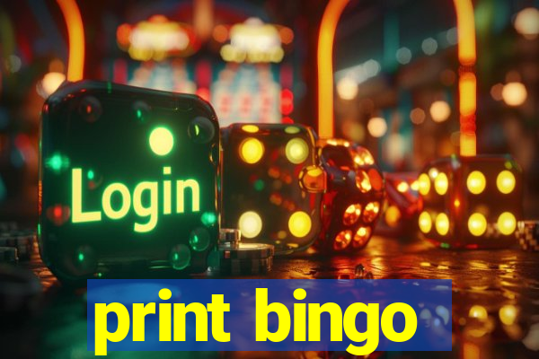 print bingo