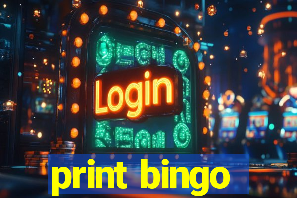 print bingo