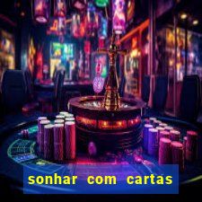 sonhar com cartas de baralho no chao