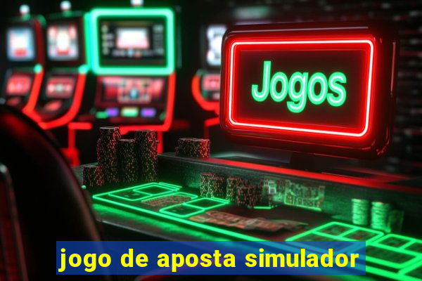 jogo de aposta simulador