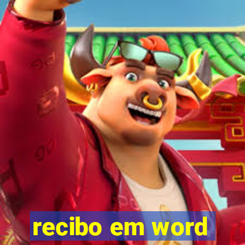 recibo em word