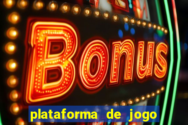 plataforma de jogo nova pagando