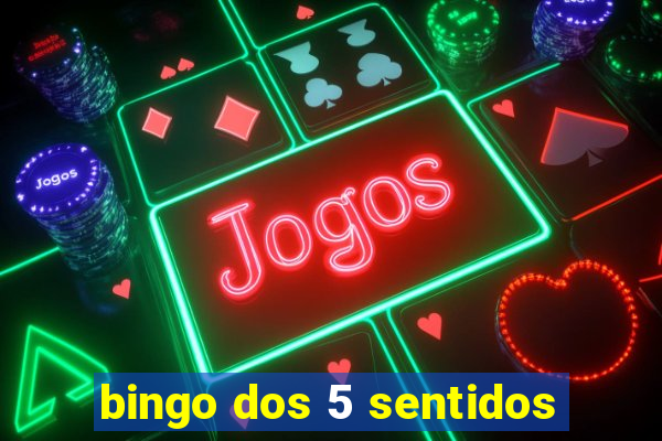 bingo dos 5 sentidos