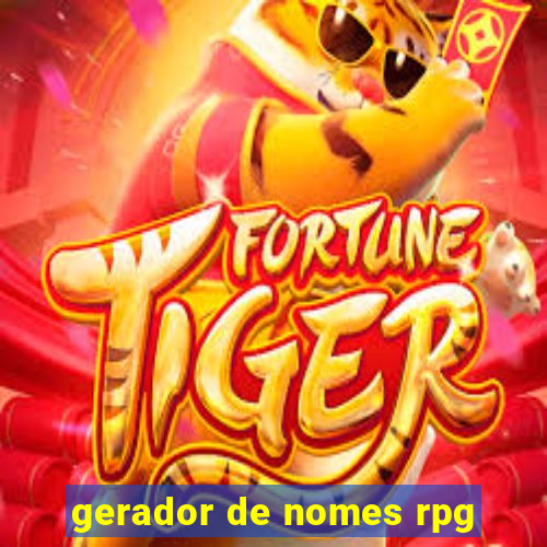 gerador de nomes rpg