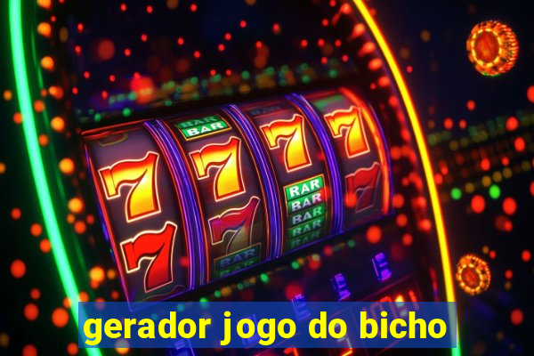 gerador jogo do bicho