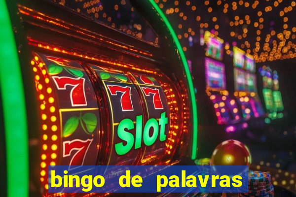 bingo de palavras de natal