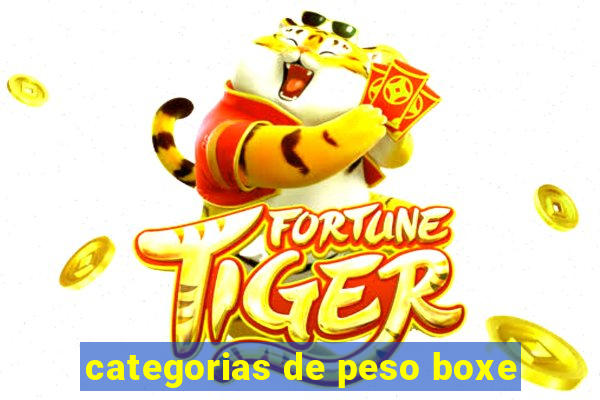 categorias de peso boxe